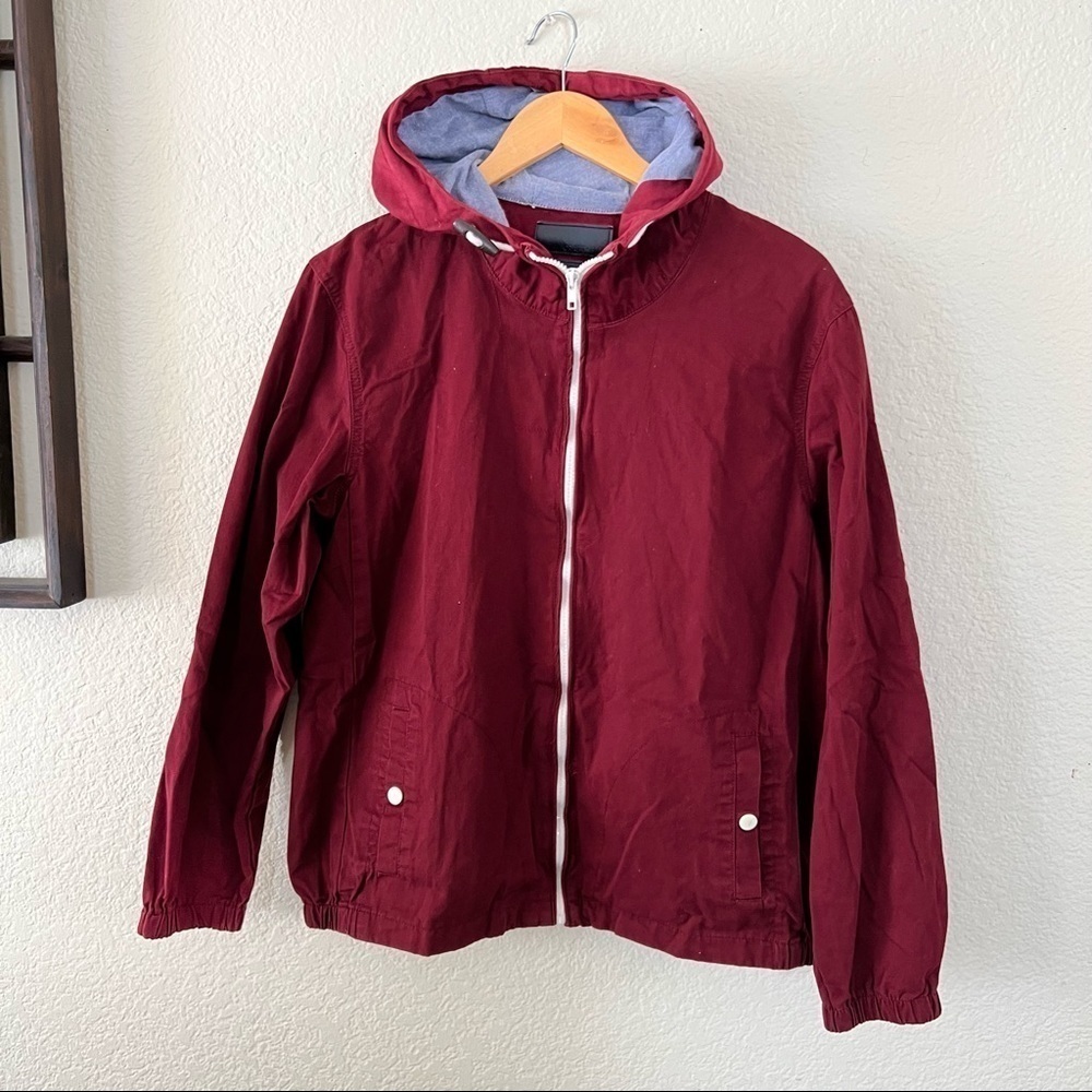 Craft + Flow Deep Red Jacket Size Medium - image 1